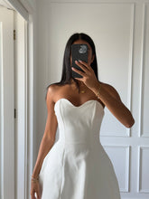 Amelia Sweetheart Hourglass Waist Structured Mini Dress