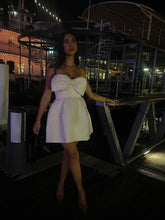 Dasha Tweed Bow Detail Full Circle Mini Dress